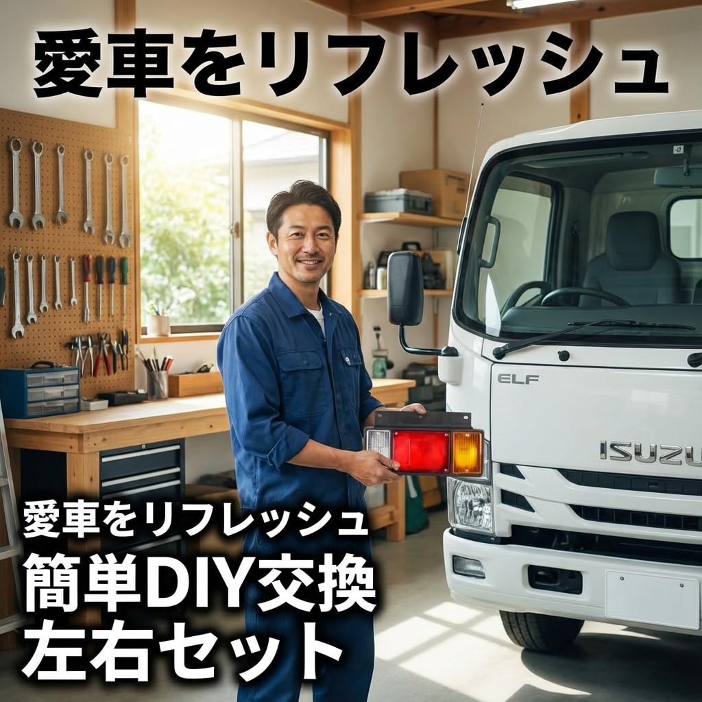 Amazon | MORASTYLE いすゞ エルフ 24V テールランプ 左右セット NEW
